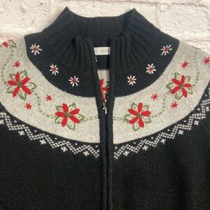 Woolrich Sweater Zip Up Cardigan